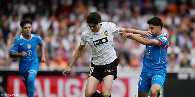 Atlético Madrids reservlag slog ett provocerande svagt Valencia