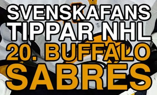 Svenskafans rankar: 20. Buffalo Sabres