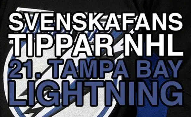 SvenskaFans rankar: 21. Tampa Bay Lightning