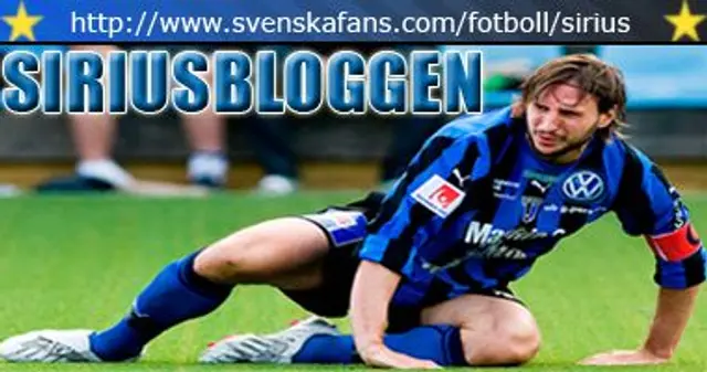 Siriusbloggen: Inte okej