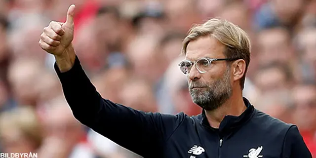 Klopp: Intensiteten i första halvlek knäckte Arsenal