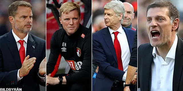 Premier League-tränarna som hänger löst
