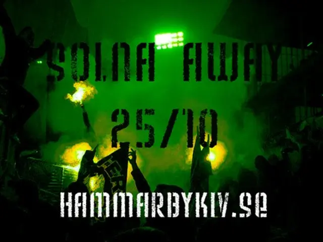 SOLNA AWAY 25/10!