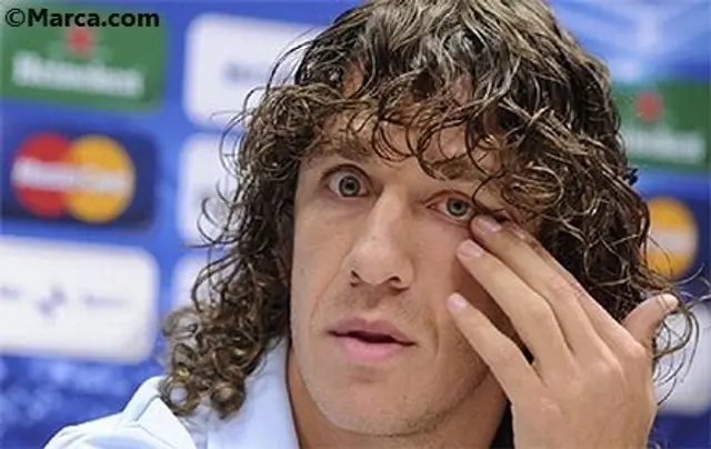 Puyol missar landslagssamling p.g.a. skada