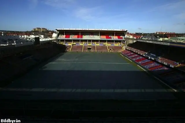 Premiärmatchen på Råsunda våren 1937.