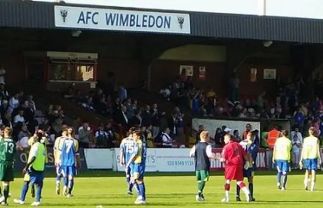 Inför AFC Wimbledon - Cambridge United