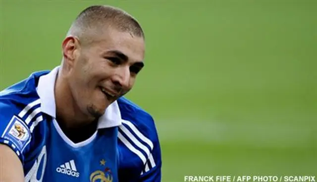 Benzema skadad - vilar mot Vitryssland