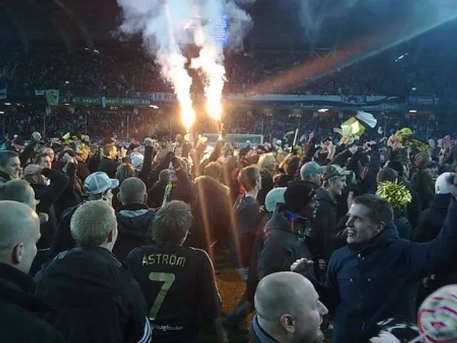 Sex och J&auml;vligt offside: Grattis AIK