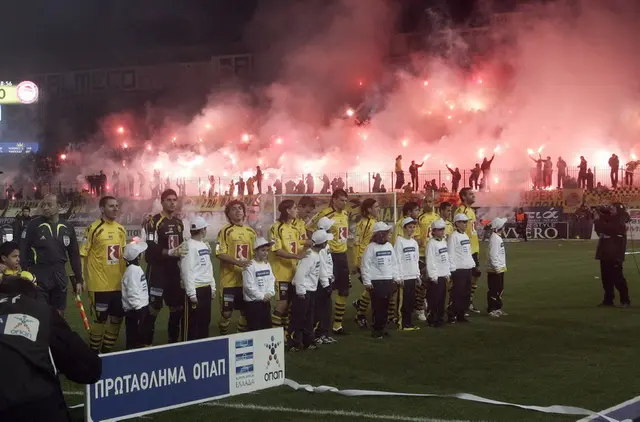 Aris spelade ut mästarna (och domaren)