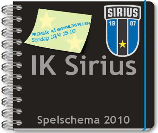 Sirius spelschema spikat