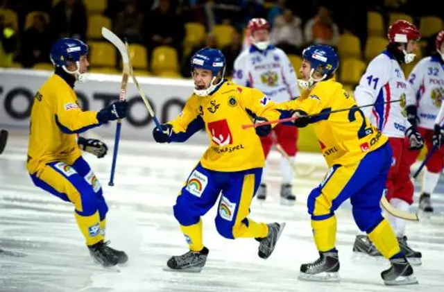 Sverige vände till seger mot Ryssland