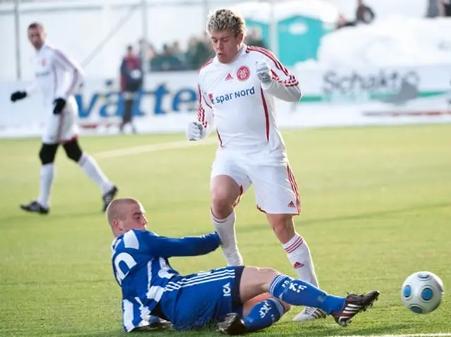 Startelvan i kvällens träningsmatch - Faltsetas som mittback