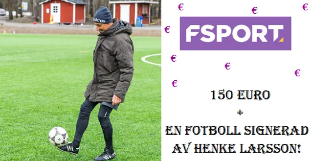 Vinn signerad fotboll och 150 euro!