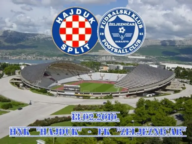 Match mot HNK Hajduk Split p&aring; l&ouml;rdag