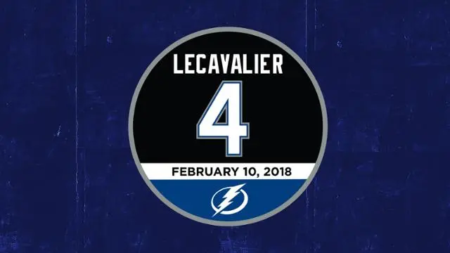 Vinny Lecavalier hyllas av Tampa Bay Lightning