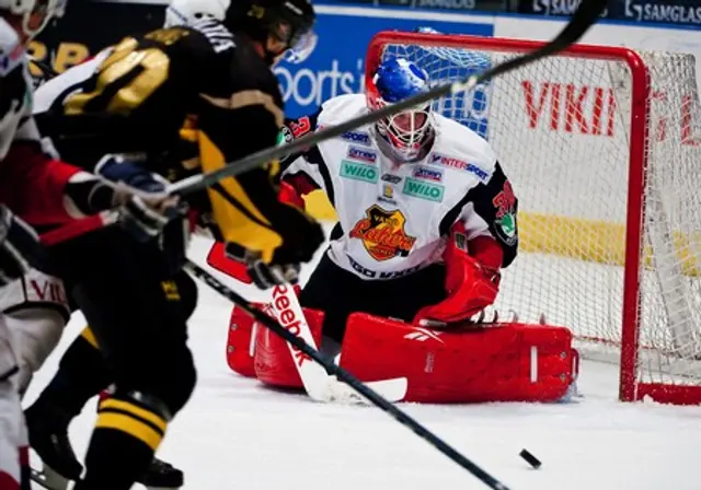 V&auml;xj&ouml; f&ouml;ll p&aring; Hovet i en j&auml;mn match