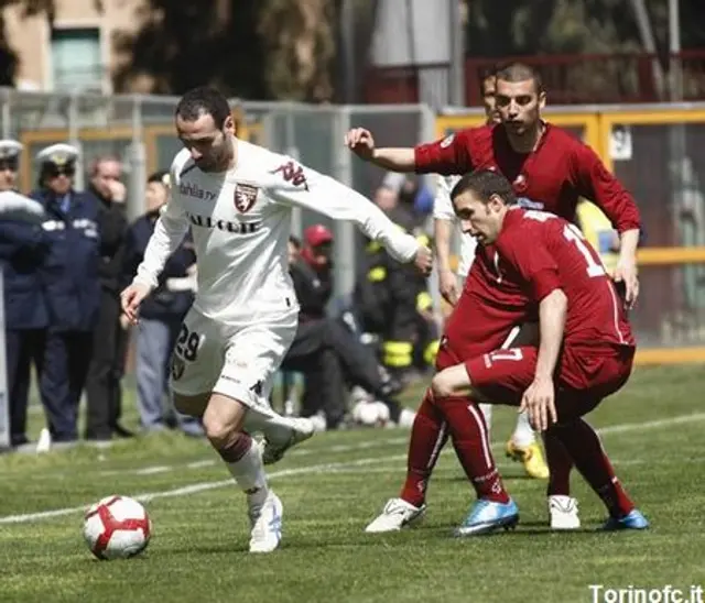 Reggina - Torino 1-2: Stark v&auml;ndning som tar Torino till en fj&auml;rdeplats