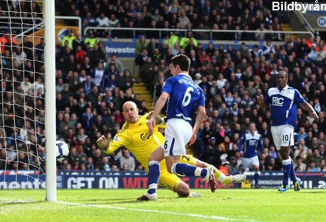 Birmingham tar po&auml;ng mot Liverpool