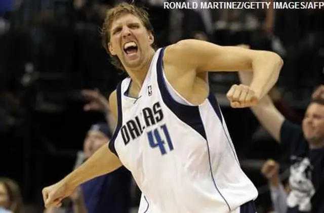 Dirk Nowitzki stannar i Mavericks