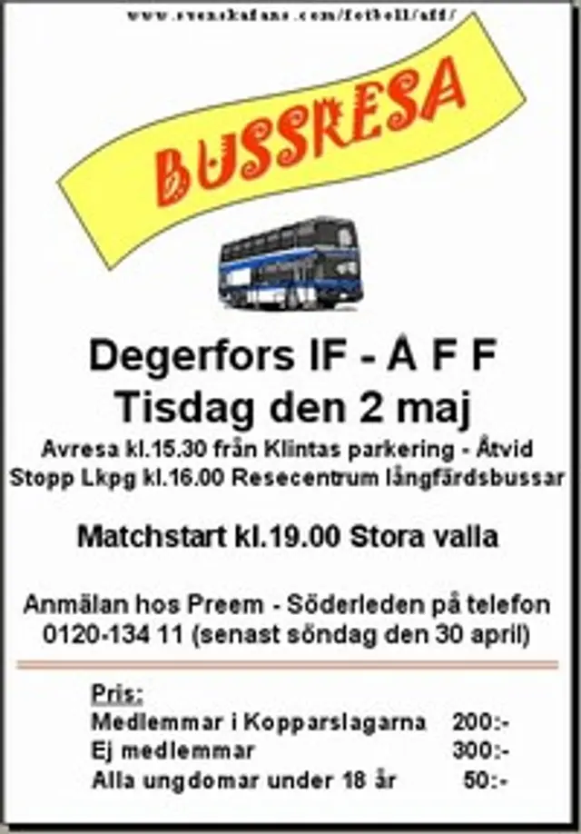 Bussresa*Uppdaterad*