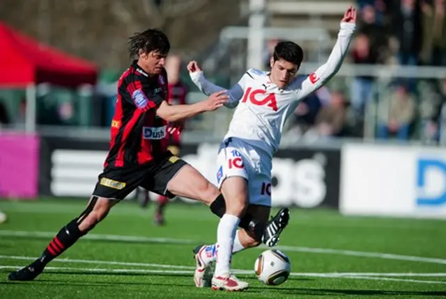 Vinst i tr&auml;ningsmatchen mot Gefle