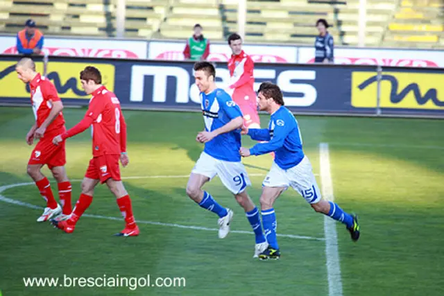 Brescia-Ancona 3-0: Underbar st&auml;mning i laget