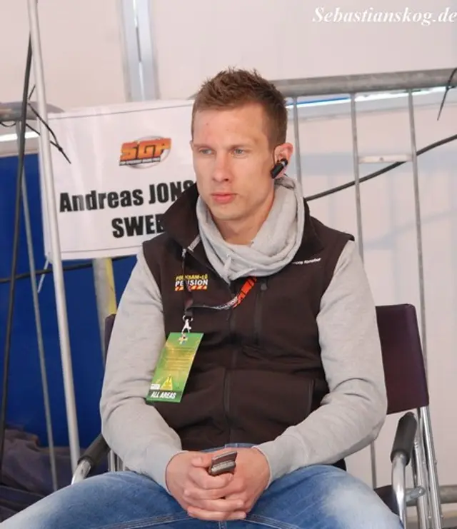 Intervju med Andreas Jonsson efter l&ouml;rdagens Grand Prix t&auml;vling