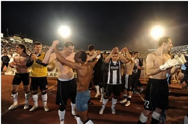 Partizan-Zvezda 1-0. Ena handen p&aring; pokalen!