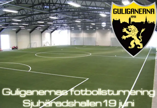 Anm&auml;l ditt lag till Guliganernas fotbollsturnering