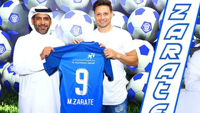 Mauro Zarate lånas ut till Al Nasr