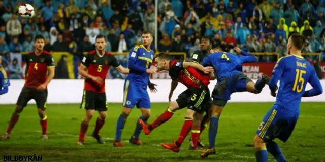 BiH - Belgien 3-4: Det är över