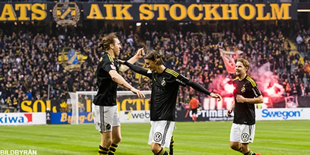 AIK ny tvåa efter 2-0 mot J-Södra