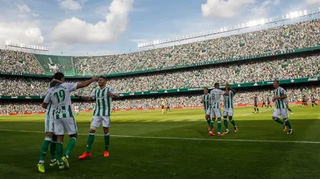 Real Betis publik slog ännu en gång säsongens publikrekord i La Liga