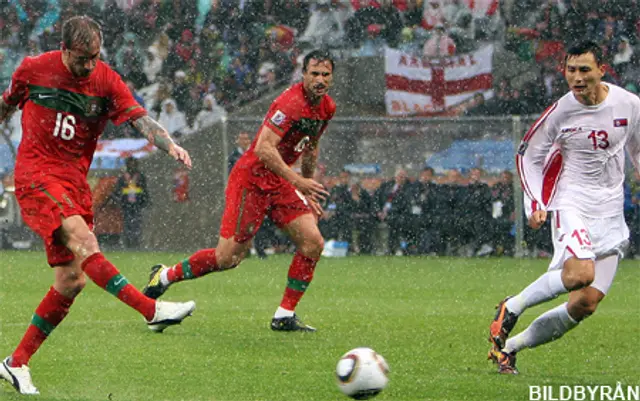 Matchfakta: Portugal-Nordkorea 7-0