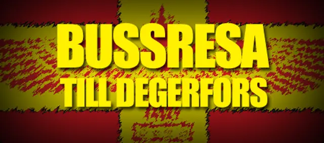 Gefe Fans arrangerar bussresa till Degerfors