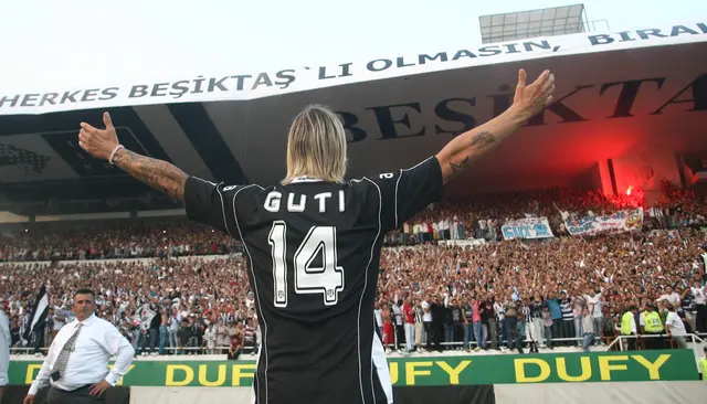 Guti skrev p&aring; inf&ouml;r Besiktas fans