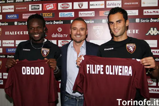 Officiellt: Filipe Oliveira och Christian Obodo till Torino