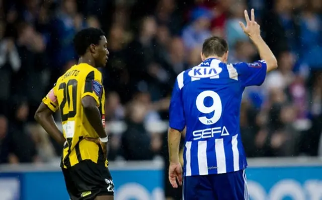 Matchrapport: BK H&auml;cken - IFK G&ouml;teborg