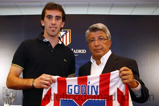 Diego Godín presenterad f&ouml;r media och fans 