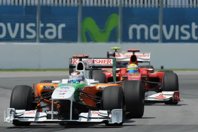 Belgiens GP - Tr&auml;ning 2: Force India stormtrivs p&aring; Spa