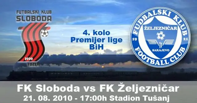 FK Sloboda Tuzla - FK Željezni&#269;ar 2-0 (0-0)