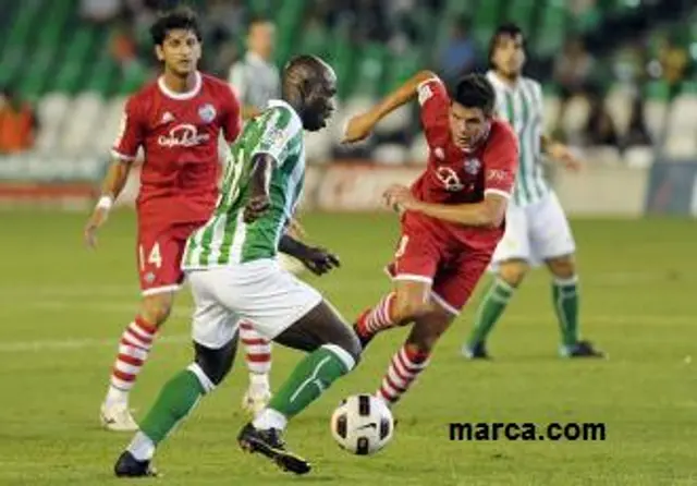 Recreativo-Betis 1-3, f&ouml;rsta bortasegern i Huelva n&aring;gonsin!