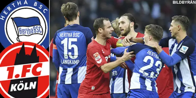 Inför Köln-Hertha BSC