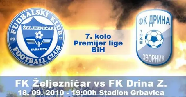 Inf&ouml;r: FK Željezni&#269;ar - FK Drina Zvornik