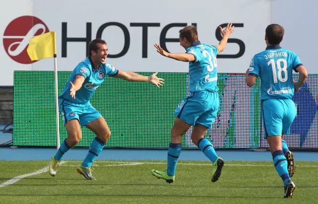 Zenit 6 - 1 Saturn. Nytt hattrick från Kerzhakov!