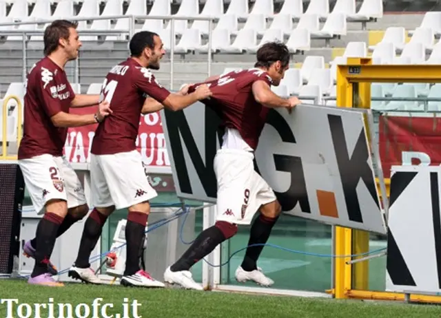 Torino - Portogruaro 2-1: Seger för Toro när Bianchi sparkade ut frustrationen på en reklamskylt