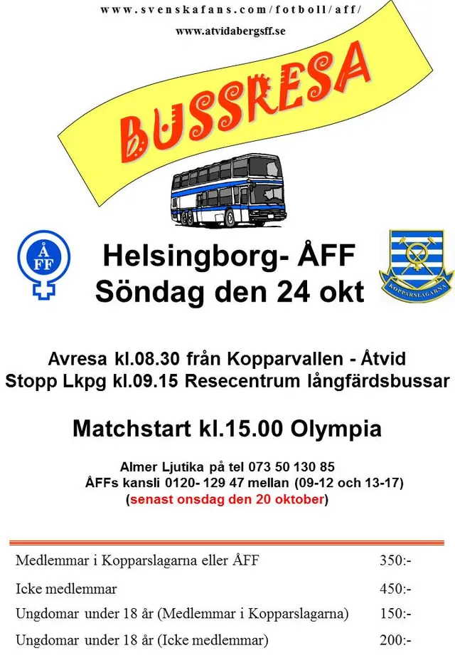 Bussresa till Helsingborg