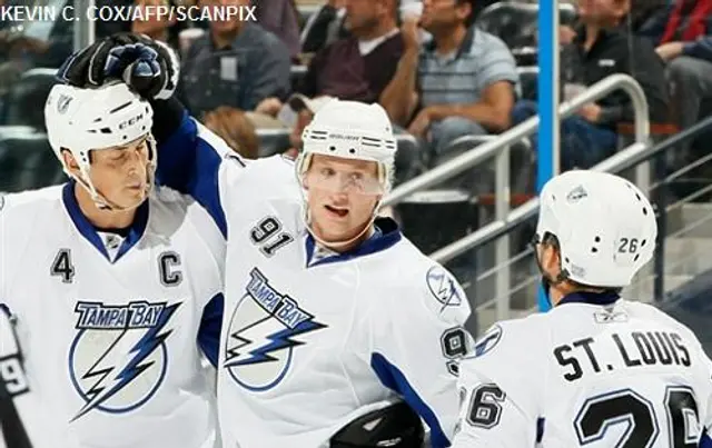 Stamkos upp i ensam skytteligaledning