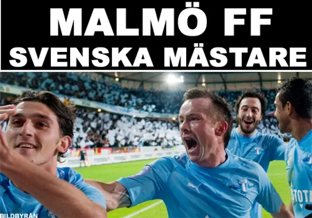 MFF - Mjällby 2-0 - GULD!