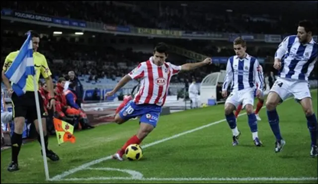 Atlético mot Erreala på Vicente Calderón